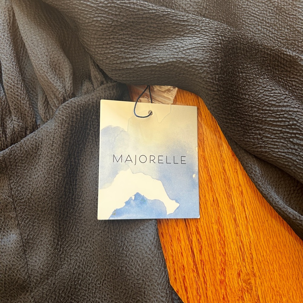 Black Bell Sleeve Square Neck Mini Dress by Majorelle - Picture 2 of 4